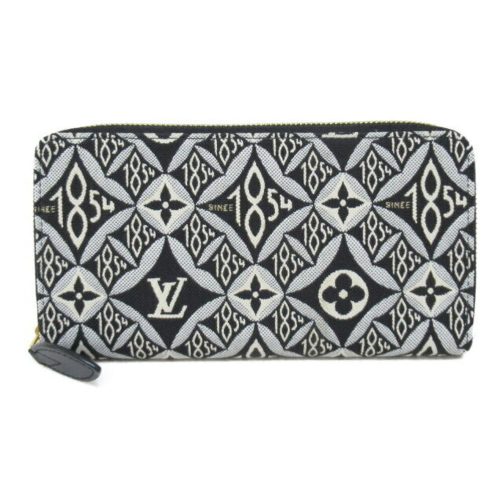 Louis Vuitton Zippy Wallet SINCE 1984 round long Flower black